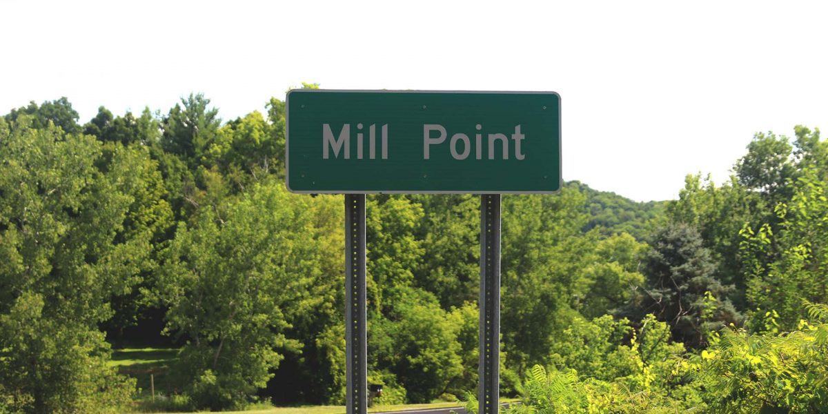 Mill Point Traffic Sign