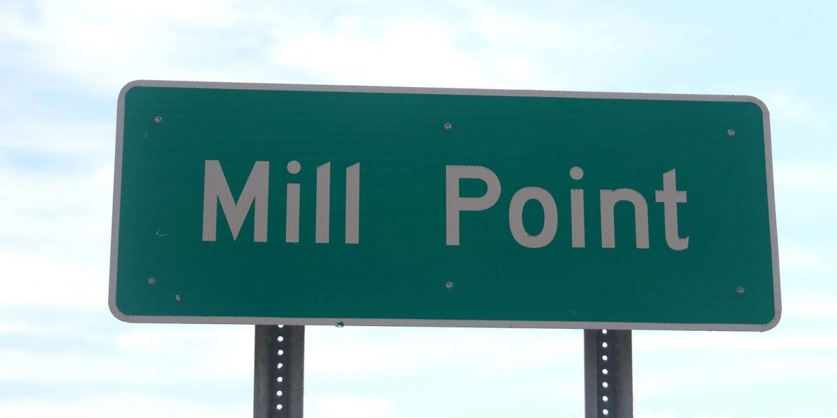 Mill Point Traffic Sign